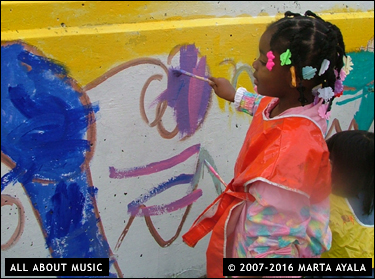 Marta Ayala Minero - All About Music Murals - McClaren CDC - San Francisco