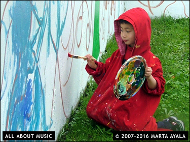 Marta Ayala Minero - All About Music Murals - McClaren CDC - San Francisco