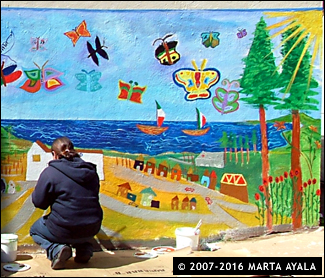 Marta Ayala Minero - Garfield High Mural - East Palo Alto CA